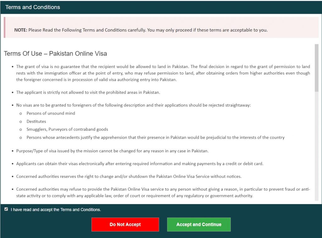 pakistan visa on arrival for us citizens
