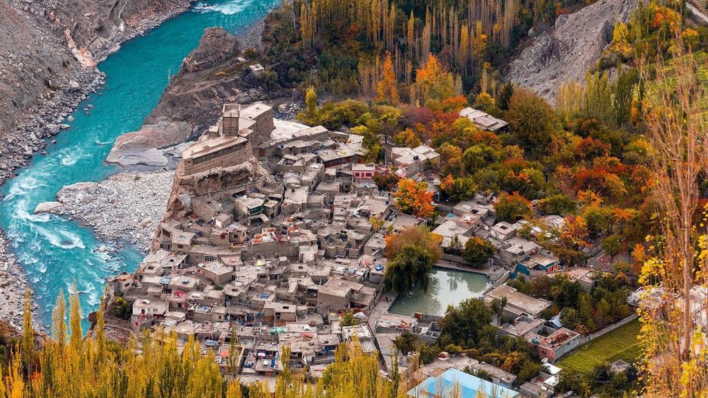 altit for and hunza river