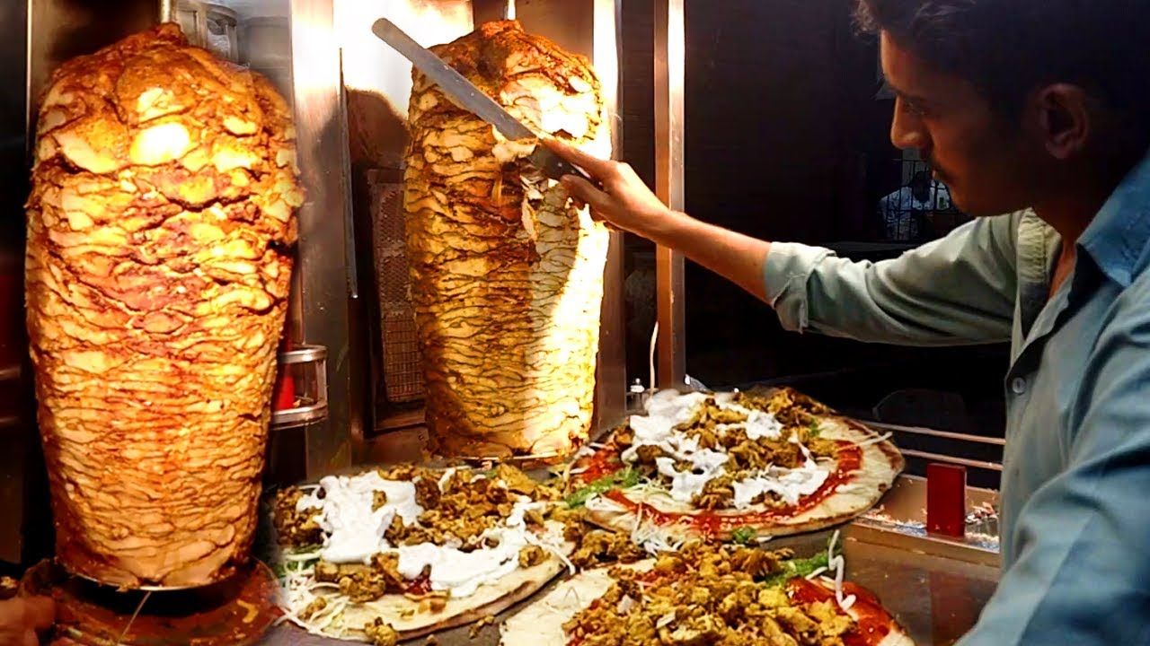 shawarma - famous food street in pakistan