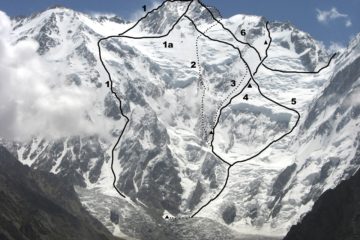 climbing routes on nanga parbat