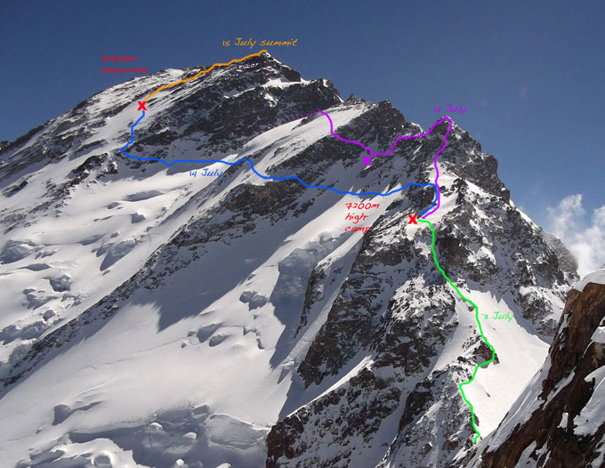 nanga parbat mazeno diamer rakhiot raikot route map camps