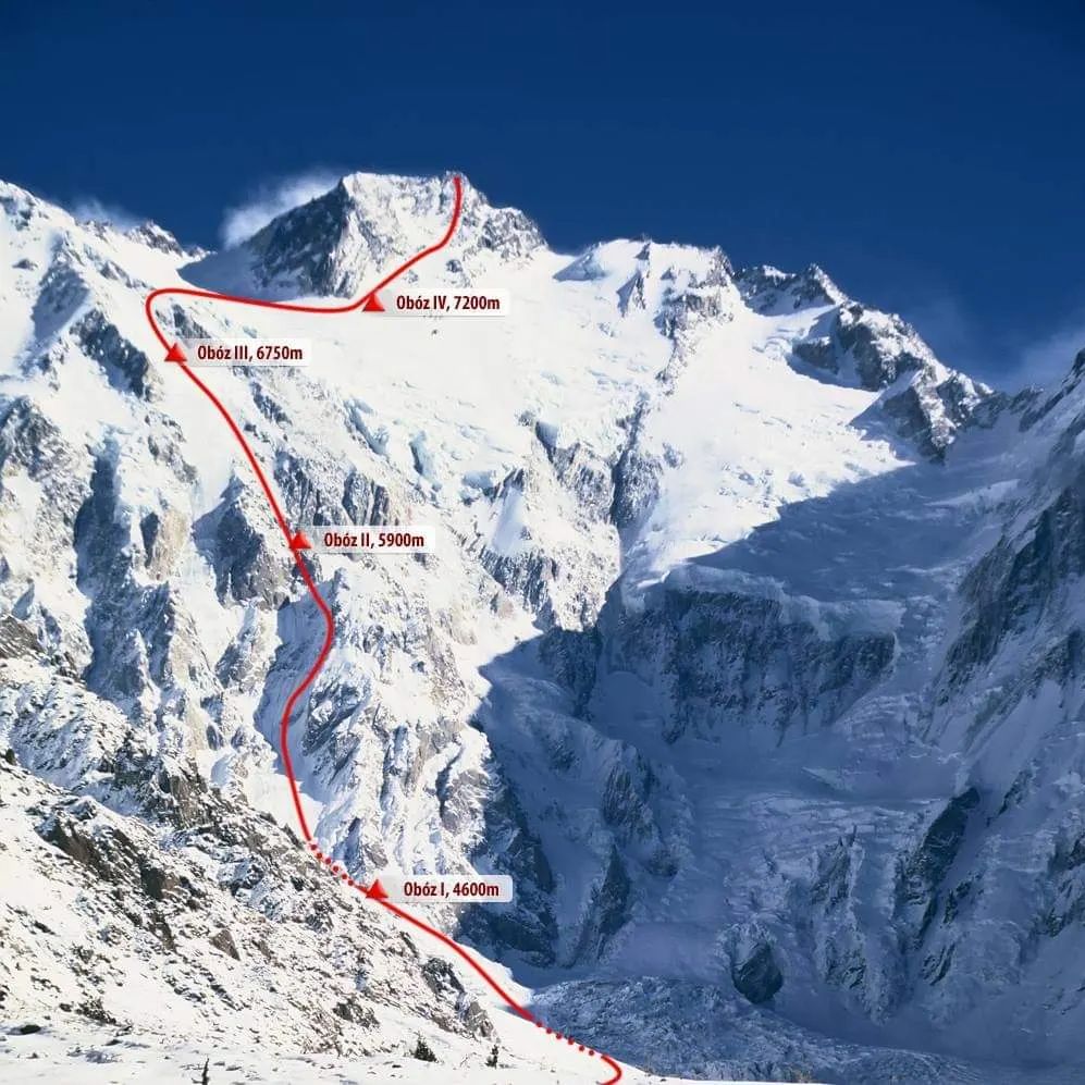 climbing routes on nanga parbat